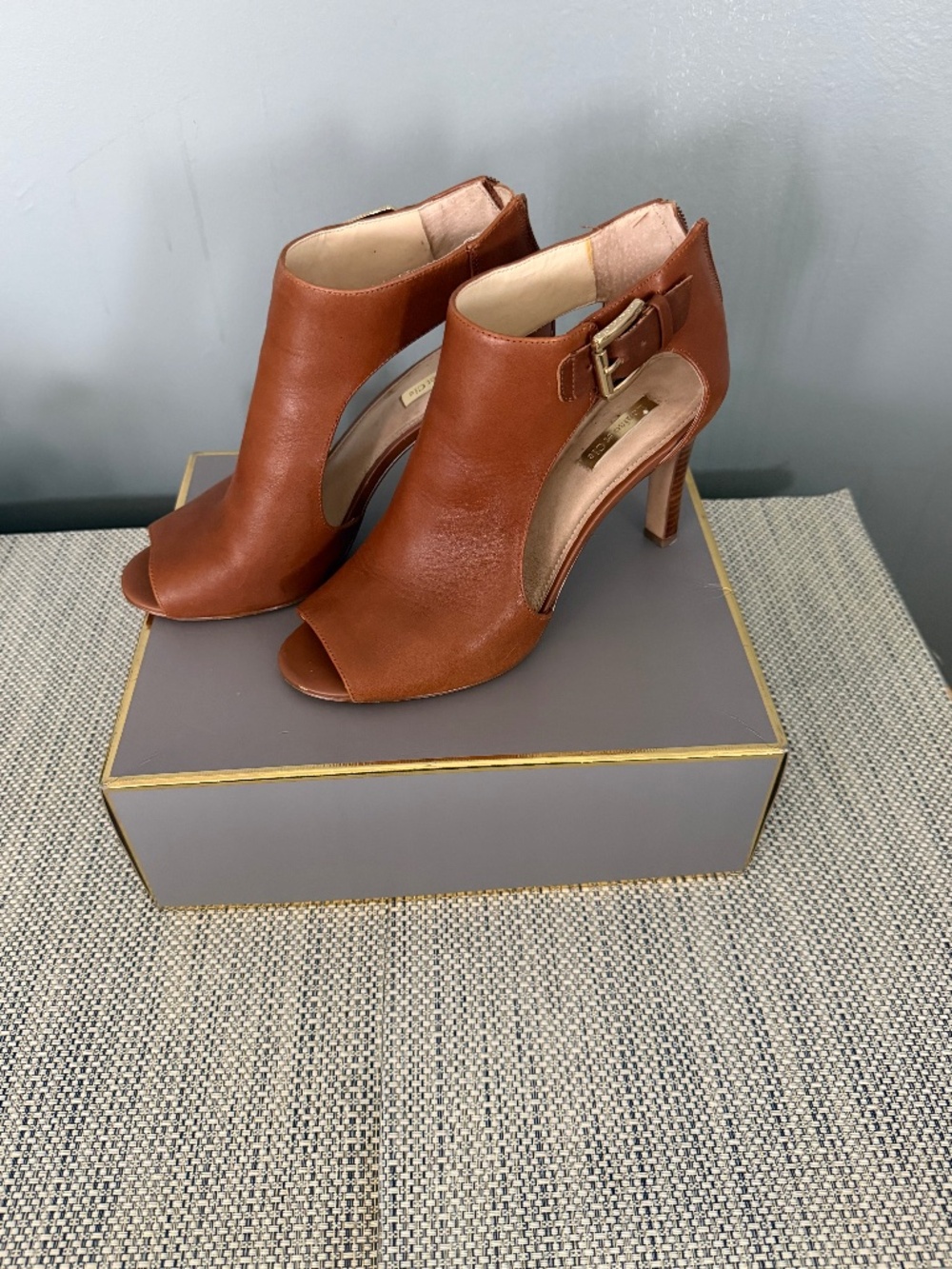 Camel Colored Ankle Bootie